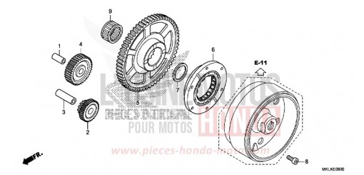 EMBRAYAGE DE DEMARRAGE NC750SAK de 2019